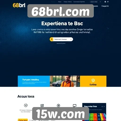 Experiência do usuário em 68brl.com e suas funcionalidades